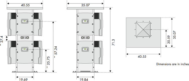 SMA Sunny Tower ST36 Dimensions SMA阳光塔ST36尺寸
