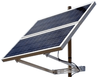 2太阳能电池板杆安装