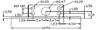 Outback E-Panel Bottom Dimensions Outback电子面板底部尺寸