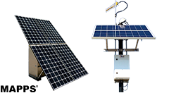 Off-grid Solar Systems 垫和杆安装太阳能系统