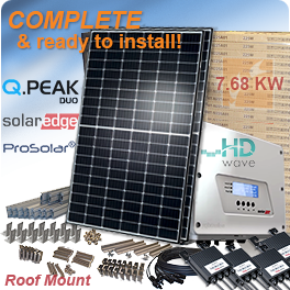 7.68 KW Q.PEAK DUO G5 320并网太阳能系统＂class=