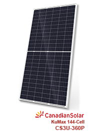 加拿大Solar KuMax CS3U-360P 360W太阳能电池板
