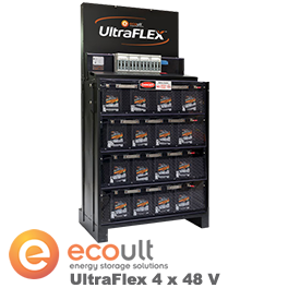 Ecoult UltraFlex 48 v Deka UltraBattery能源存储系统
