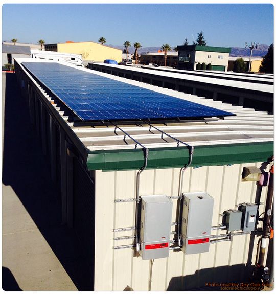 平金属屋顶太阳能系统-储存建筑