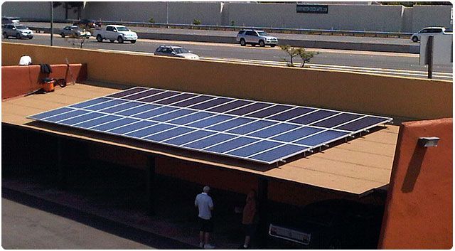 90千瓦车棚安装太阳能系统