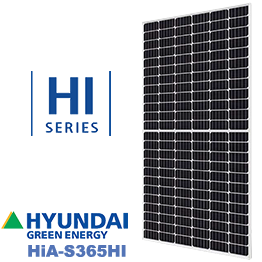 Hyundai HiA-S365HI 365W Solar Panel - Wholesale Price