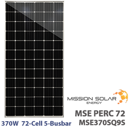 Mission Solar 370W MSE370SQ9S 72节PERC太阳能电池板