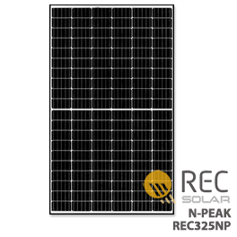 REC N-Peak REC325NP 325瓦太阳能电池板-低批发价格