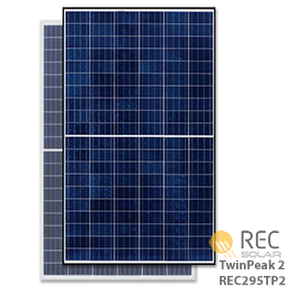 REC TwinPeak 2 REC295TP2 295W太阳能电池板