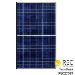 REC TwinPeak REC270TP BLK太阳能电池板-批发价格