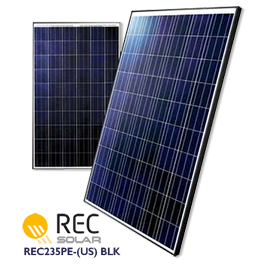 REC Solar REC235PE-(美国)BLK太阳能电池板