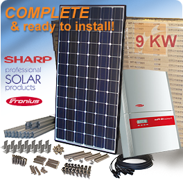 夏普和Fronius IG Plus 9KW太阳能系统