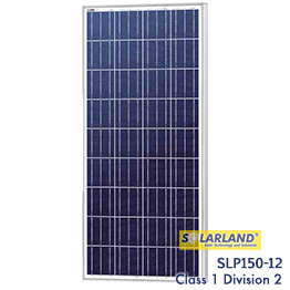 Solarland SLP150-12 150瓦1类2分部C1D2太阳能电池板