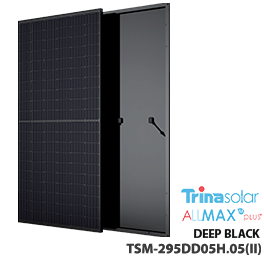 特瑞纳Allmax分裂M + tsm - 295 dd05h.05 (II)黑色的太阳能电池板