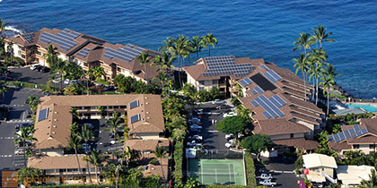 Kailua-Kona的共管太阳能系统