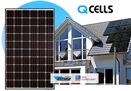 Q Cells太阳能电池板系统＂style=