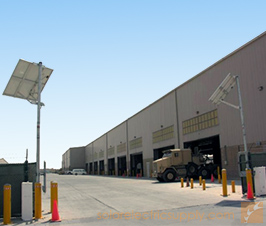 美国陆军在科威特的RFID传感器太阳能系统