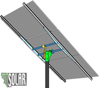 3 .太阳能电池板顶部极点安装调节器