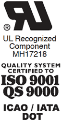 UL认证ISO 9001 DOT