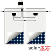 为P730优化器串联的两块太阳能电池板