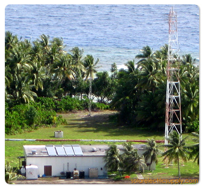 岛上的太阳能微电网
