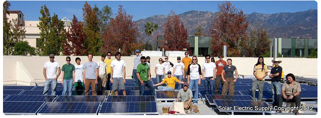 加州理工帕萨迪纳太阳能系统