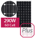 单声道X加60型电池290瓦特