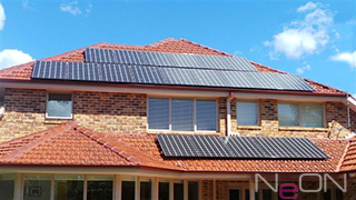 氖气2太阳能电池板家庭