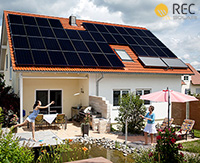 REC太阳能电池板系统