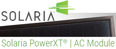 Solaria PowerXT交流太阳能电池板规格