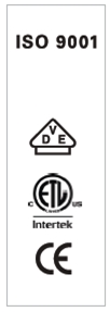 ISO 9001认证徽标