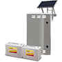 150瓦12V极点安装太阳能模块系统