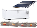 400W 24V极点安装太阳能电池板系统