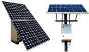 垫和杆安装外壳太阳能系统