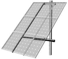 2太阳能电池板侧杆详图