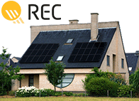 REC屋顶安装住宅太阳能电池板系统