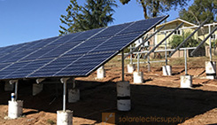 加拿大太阳能地面安装太阳能电池板系统