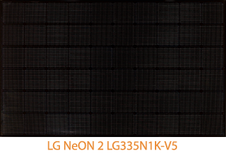 住宅LG NeON 2黑色太阳能电池板