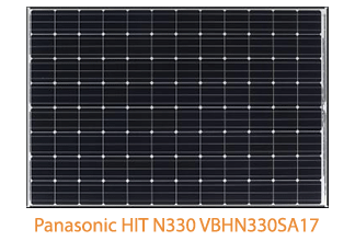 松下HIT N330 VBHN330SA17太阳能电池板
