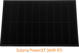 Solaria PowerXT 360R-PD太阳能电池板
