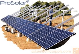 ProSolar GroundTrac太阳能电池板安装系统